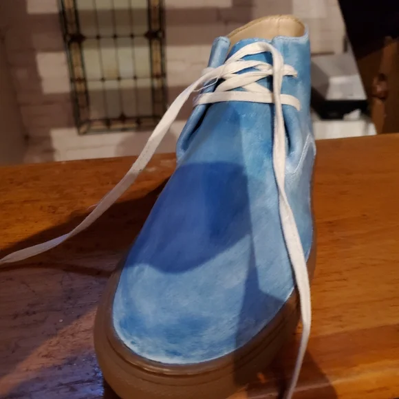 New sz 37(7) Esquivel leather high tops